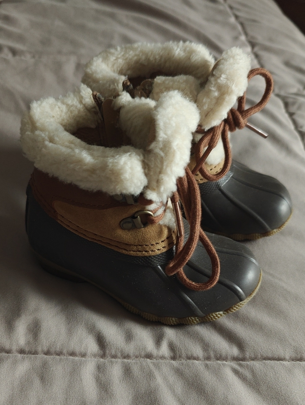Sperry Fuzzy Boots
